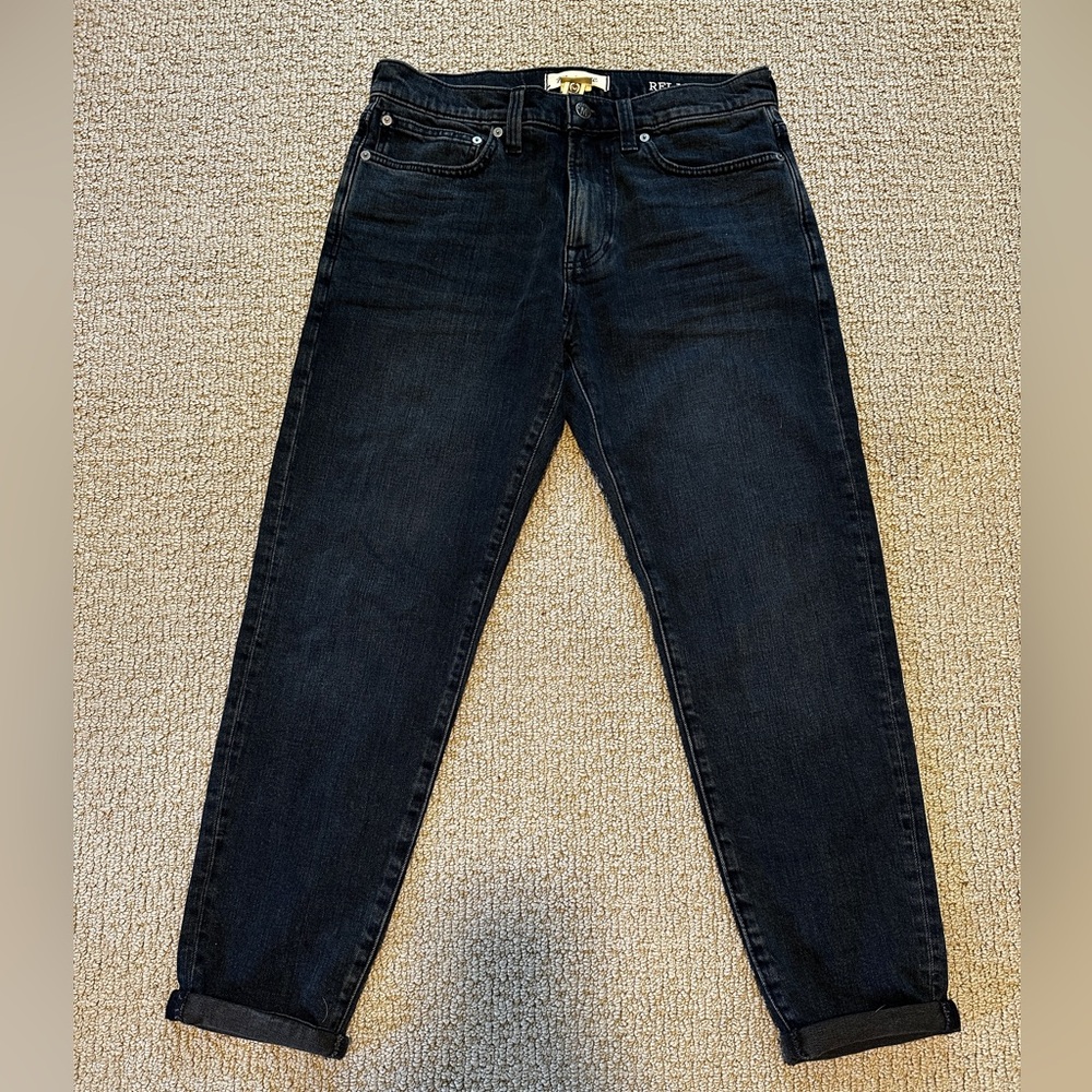 Madewell Men’s Relaxed Taper Dark Wash Denim